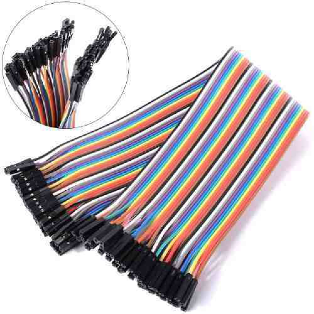 Pack 40 Cables Hembra Hembra 30cm
