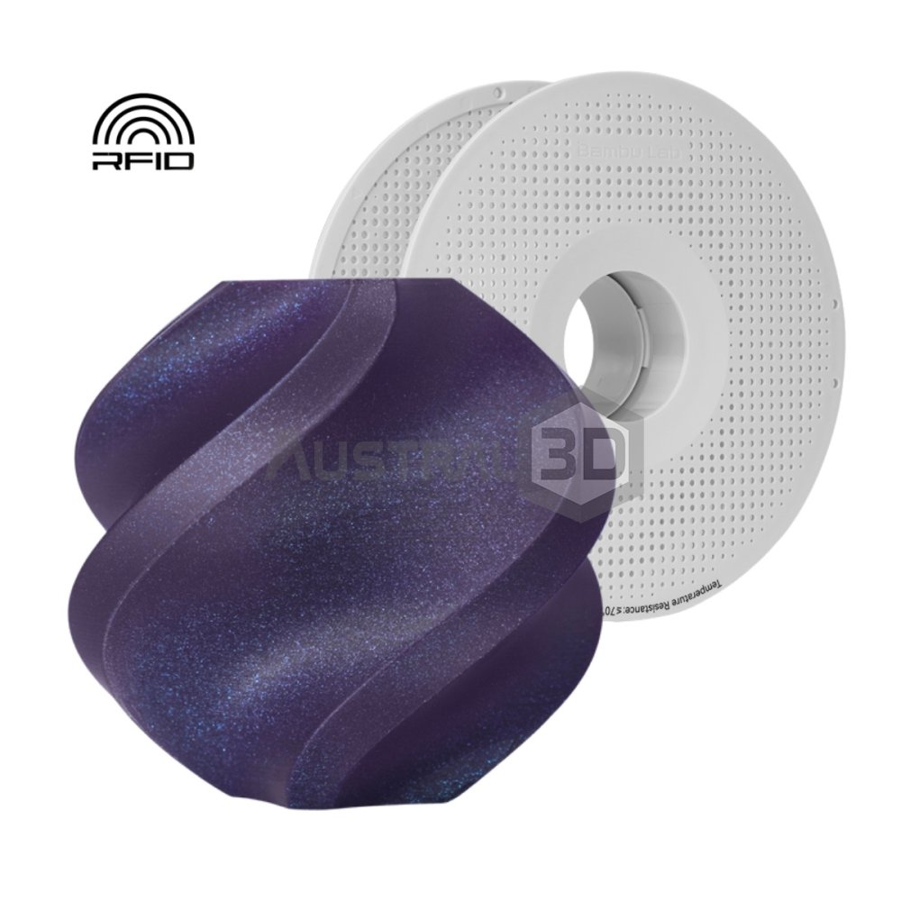Filamento 3D Bambu Lab PLA Galaxy 1kg 1.75mm VIOLETA con bobina