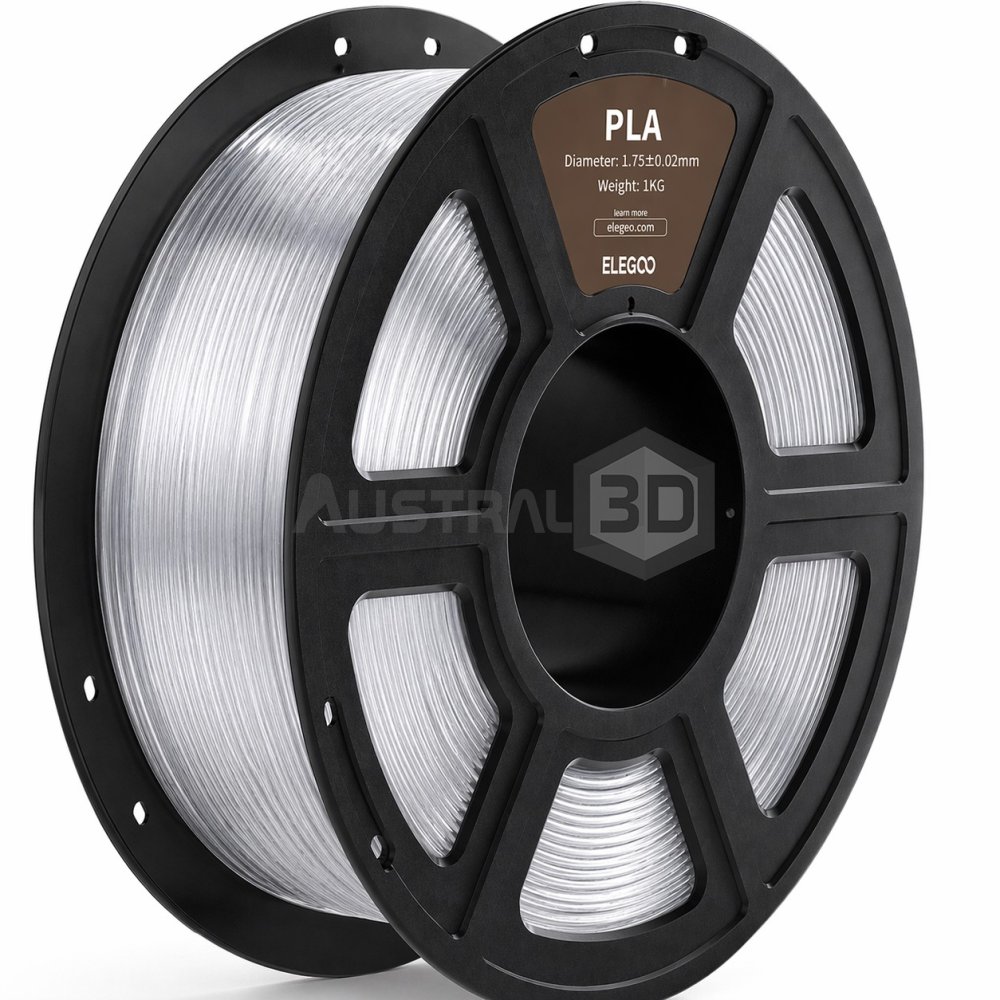 Filamento 3D ELEGOO PLA 1kg 1.75mm NATURAL Bobina Plástica