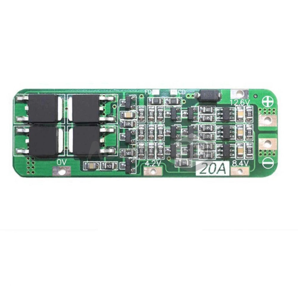 Modulo proteccion carga generico 3s 20a 12.6v bms 18650 li-ion