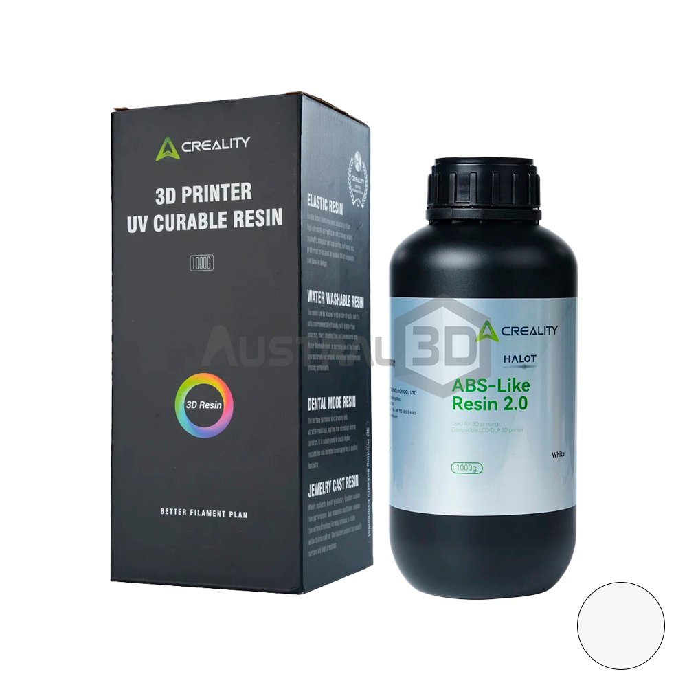 Resina 3D Creality tipo ABS BLANCO 2.0 1Kg