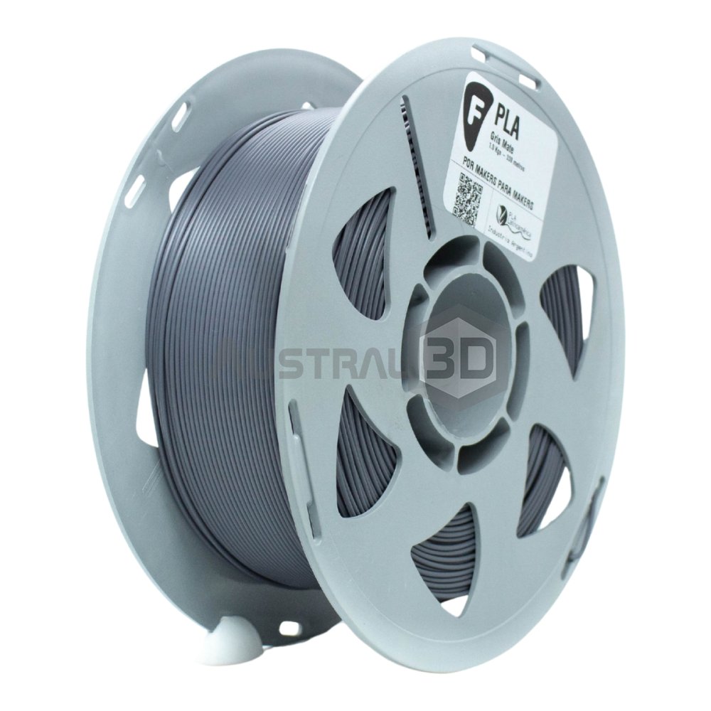 Filamento 3D Filar 1.75Mm 1Kg PLA GRIS MATE