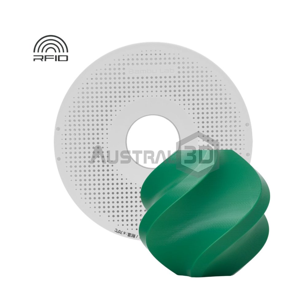 Filamento 3D PLA basic BAMBULAB 1.75Mm 1Kg VERDE MUERDAGO