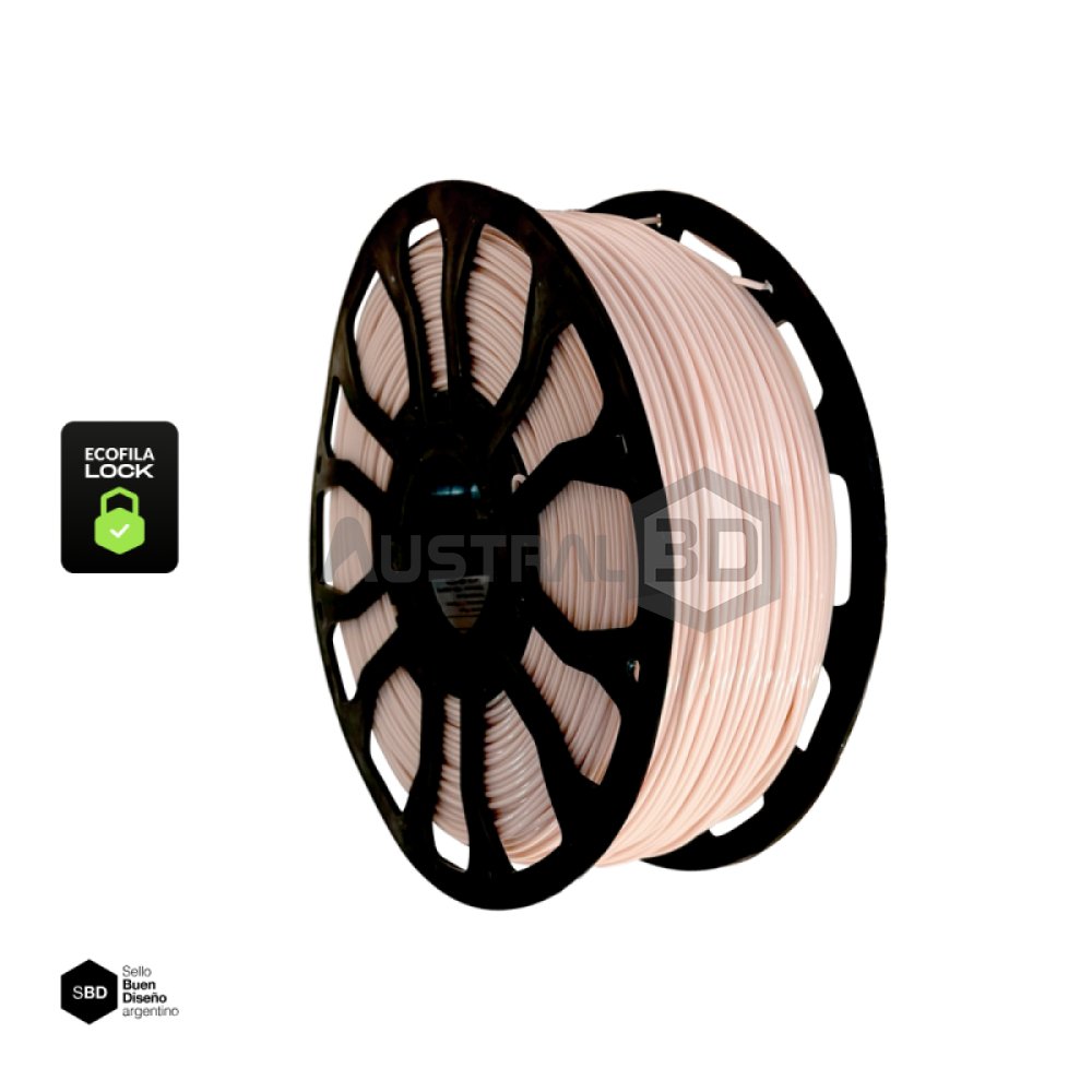 Filamento 3D LOCK PLA 1.75 Hellbot 1kg PIEL
