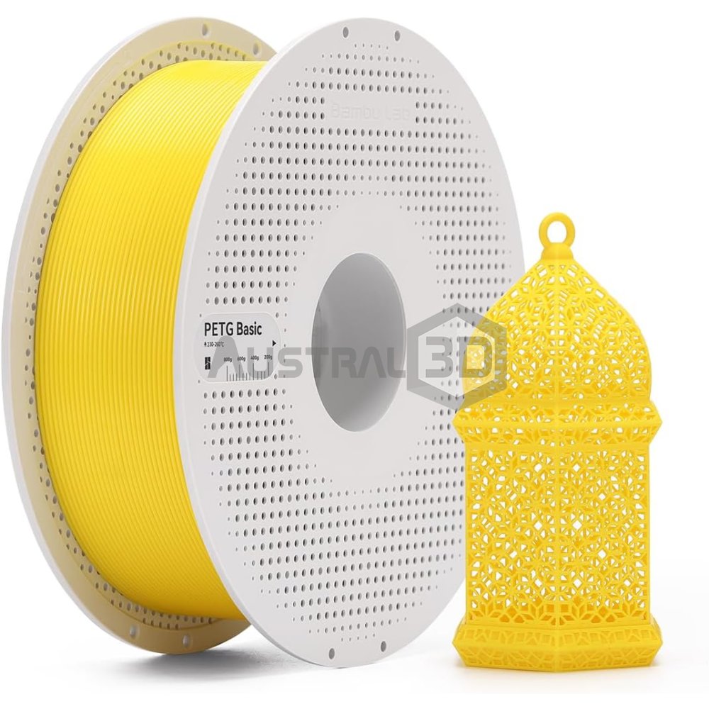 Filamento 3D Bambu Lab PETG Basic 1kg 1.75mm AMARILLO