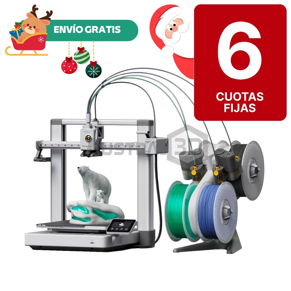 Promo Impresora 3D Bambu Lab A1 Combo
