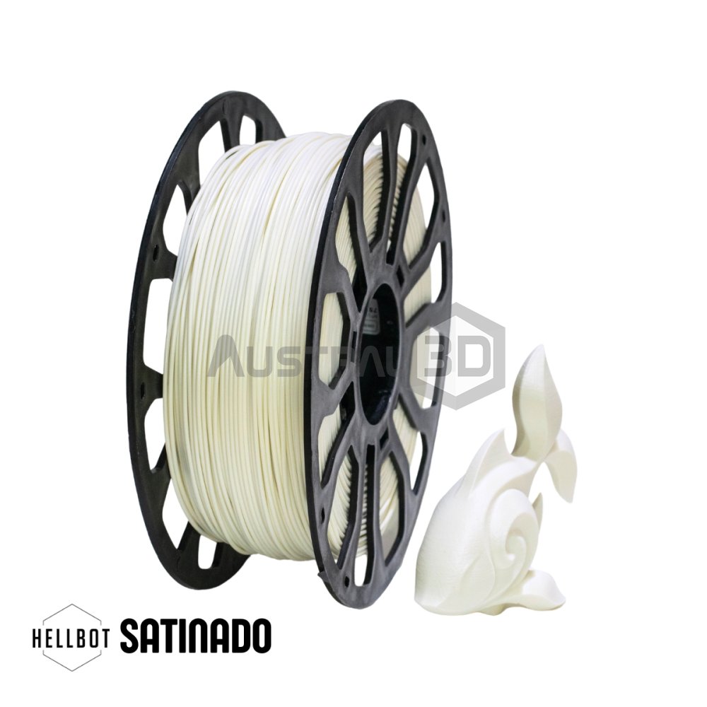 Filamento 3D ECOFILA LOCK PLA SATINADO 1.75 Hellbot 1kg HUESO
