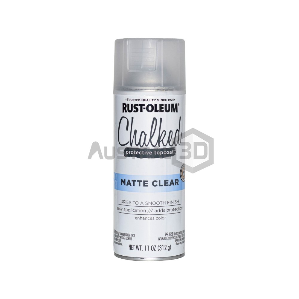 Chalked Transparente Matte Pintura Tizada Rust Oleum